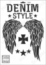 Schablone-Stencil A3 053-5362 Denim Style